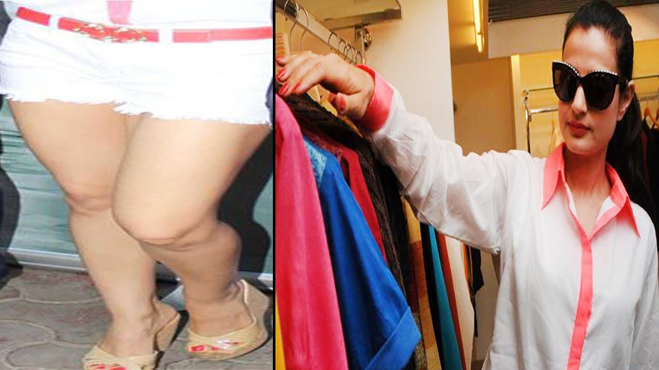 Creamy Hot Babe Ameesha Patel In Short Pant Showing Milky Legs
