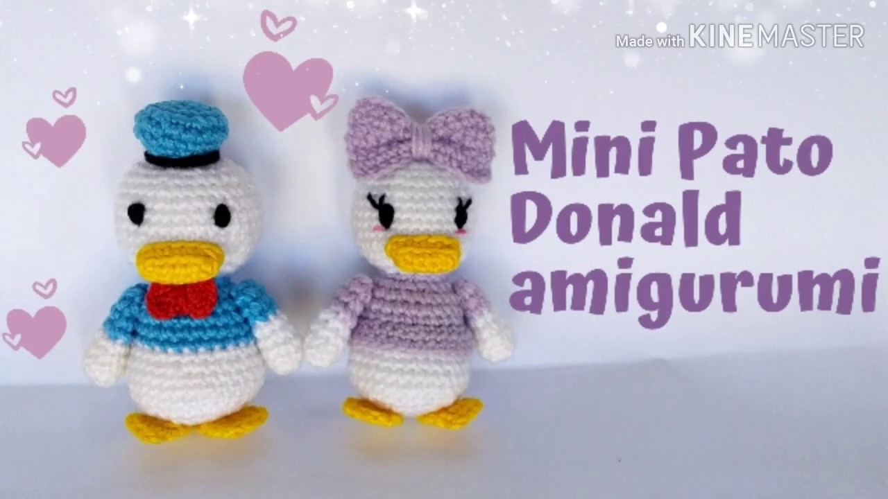 PATO DONALD AMIGURUMI | FÁCIL e RAPIDO | Art da Tha | 🦆 crochê