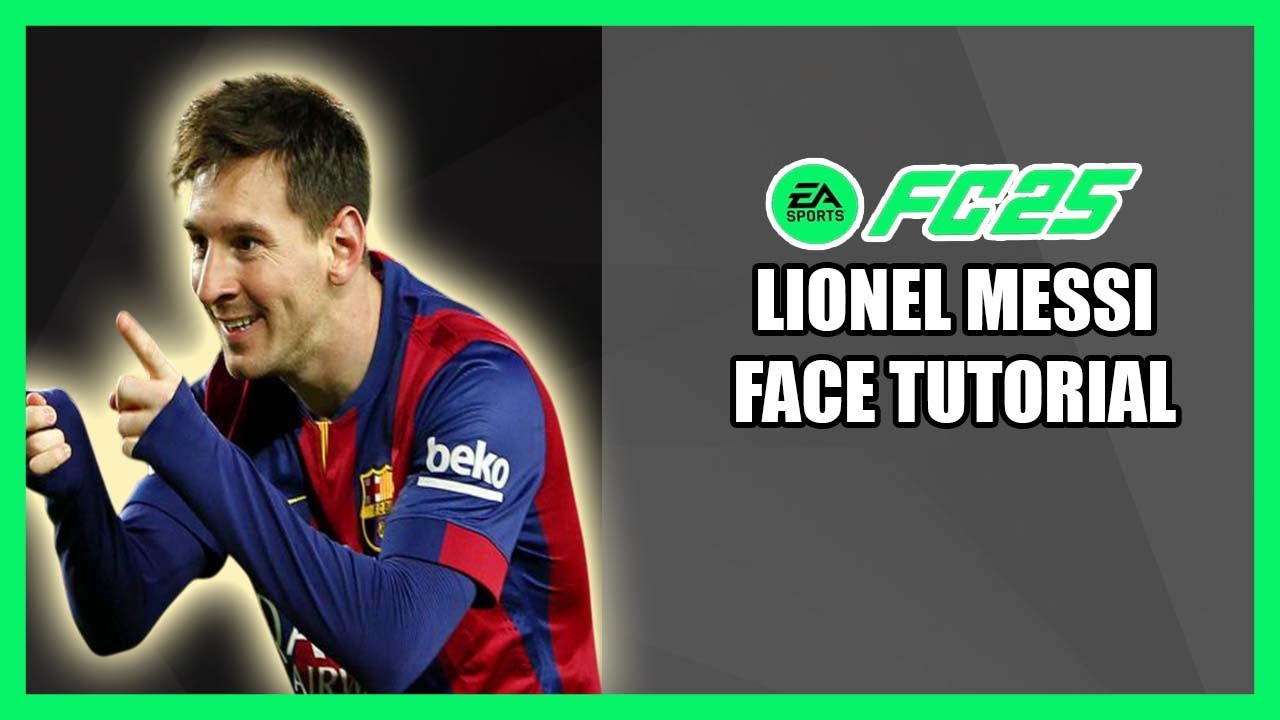EA FC 25 || COMO CREAR A LIONEL MESSI 2014 EN FC 25 - FACE TUTORIAL