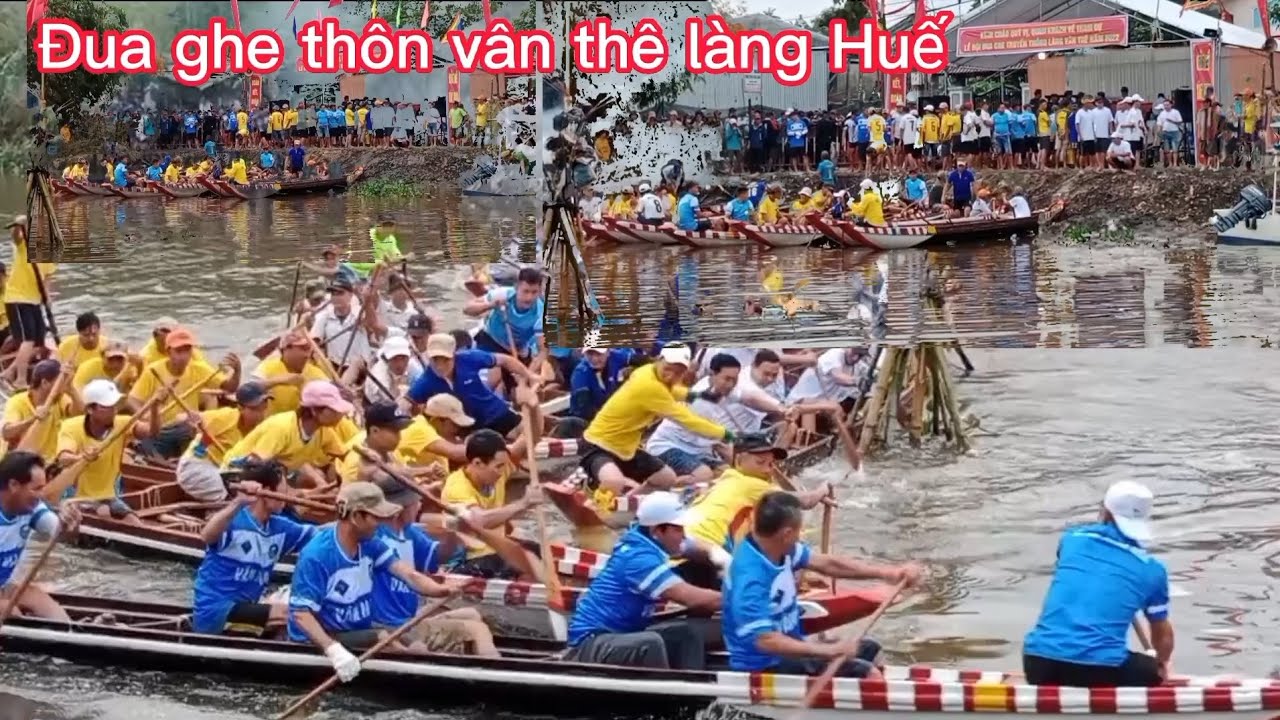 Đua ghe thôn vân thê làng tổ chức.06-11-2022.Huế
