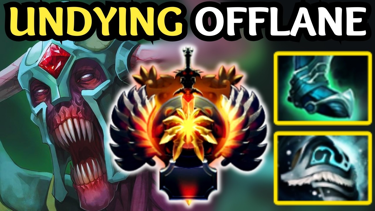 🔥 8000 MMR 🔥 UNDYING OFFLANE — Decay Spam Lane Destroyer | Dota 2 🔥