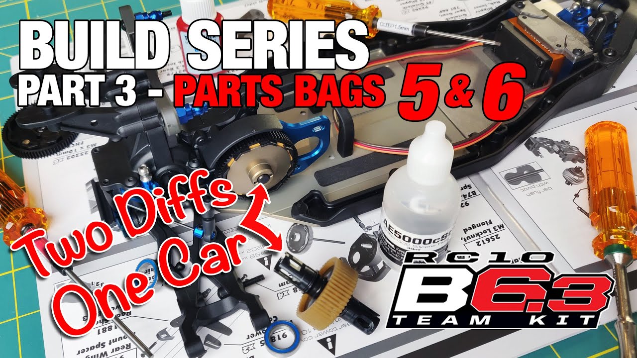 Team Associated RC10 B6.3 Build Series Part 3 - Parts Bags 5 & 6 | RC Racing Legends