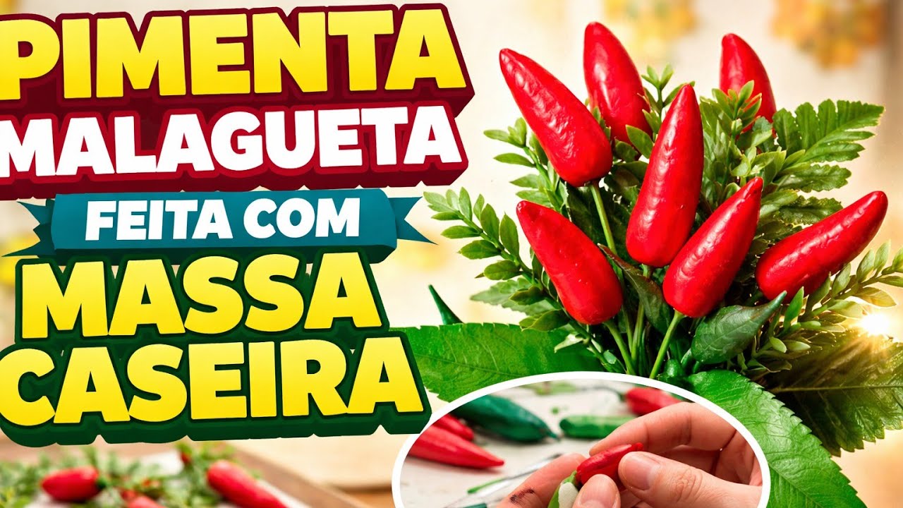 Como fazer pimenta malagueta 🌶️