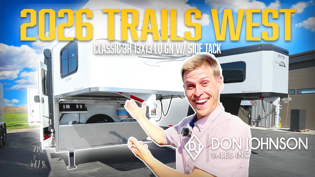 Tour The NEW 2026 Trails West Classic Horse Trailer