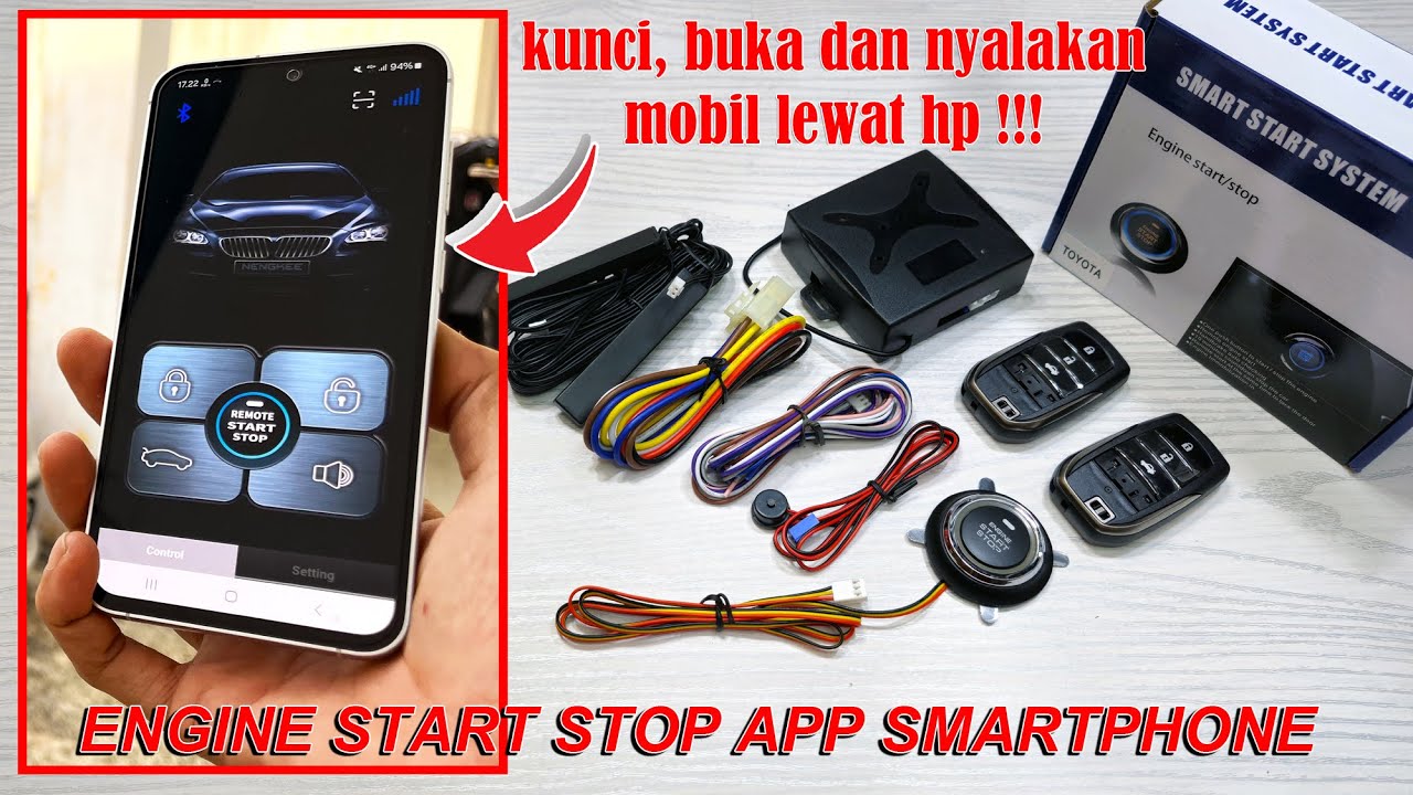 Smart Keyless Entry Start Stop Engine App Smartphone