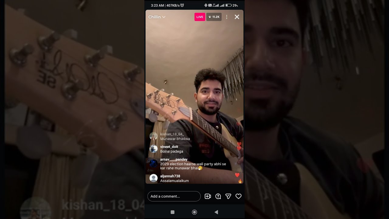 Samay Raina late night super fun Insta live playing guitar Part 3