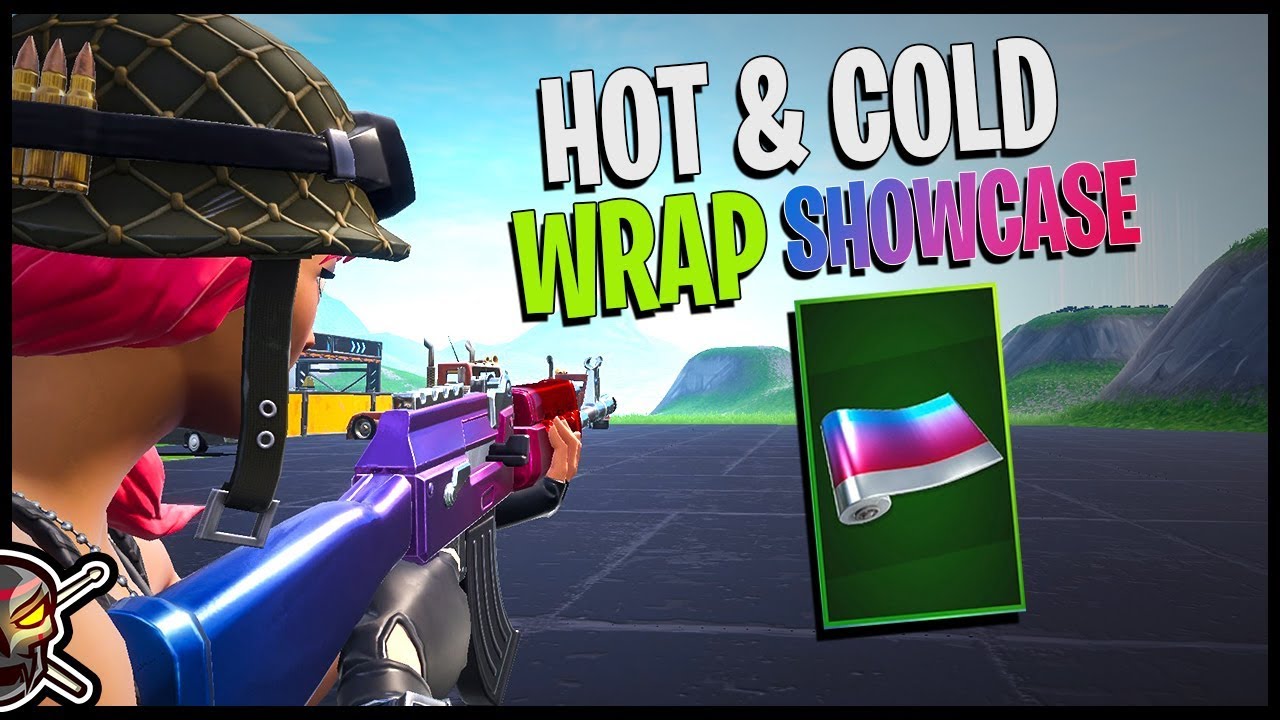 NEW Hot & Cold Weapon Wrap Showcase! - Fortnite Cosmetics