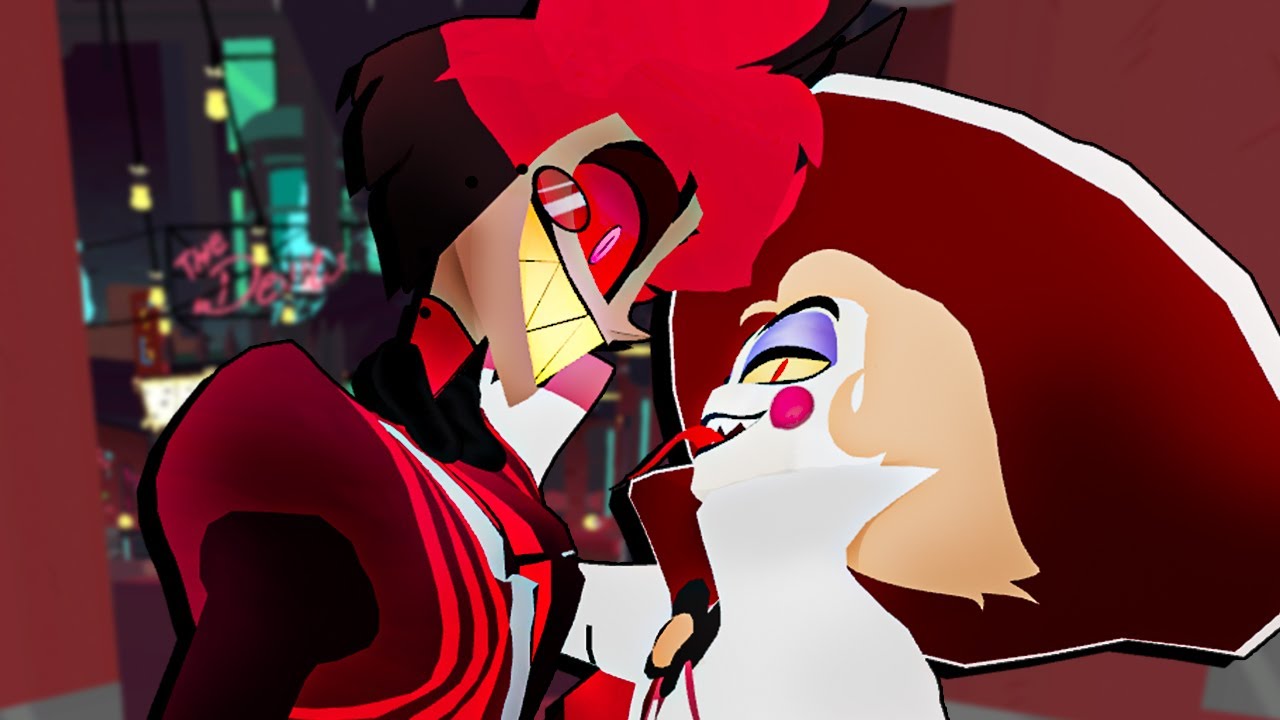 ALASTOR e LUCIFER SE BEIJARAM em Hazbin Hotel VR???