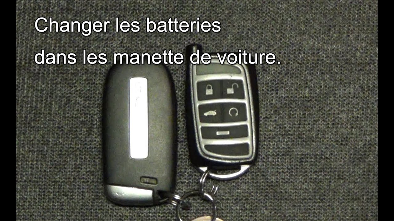 Changer batterie dans les manettes de voiture