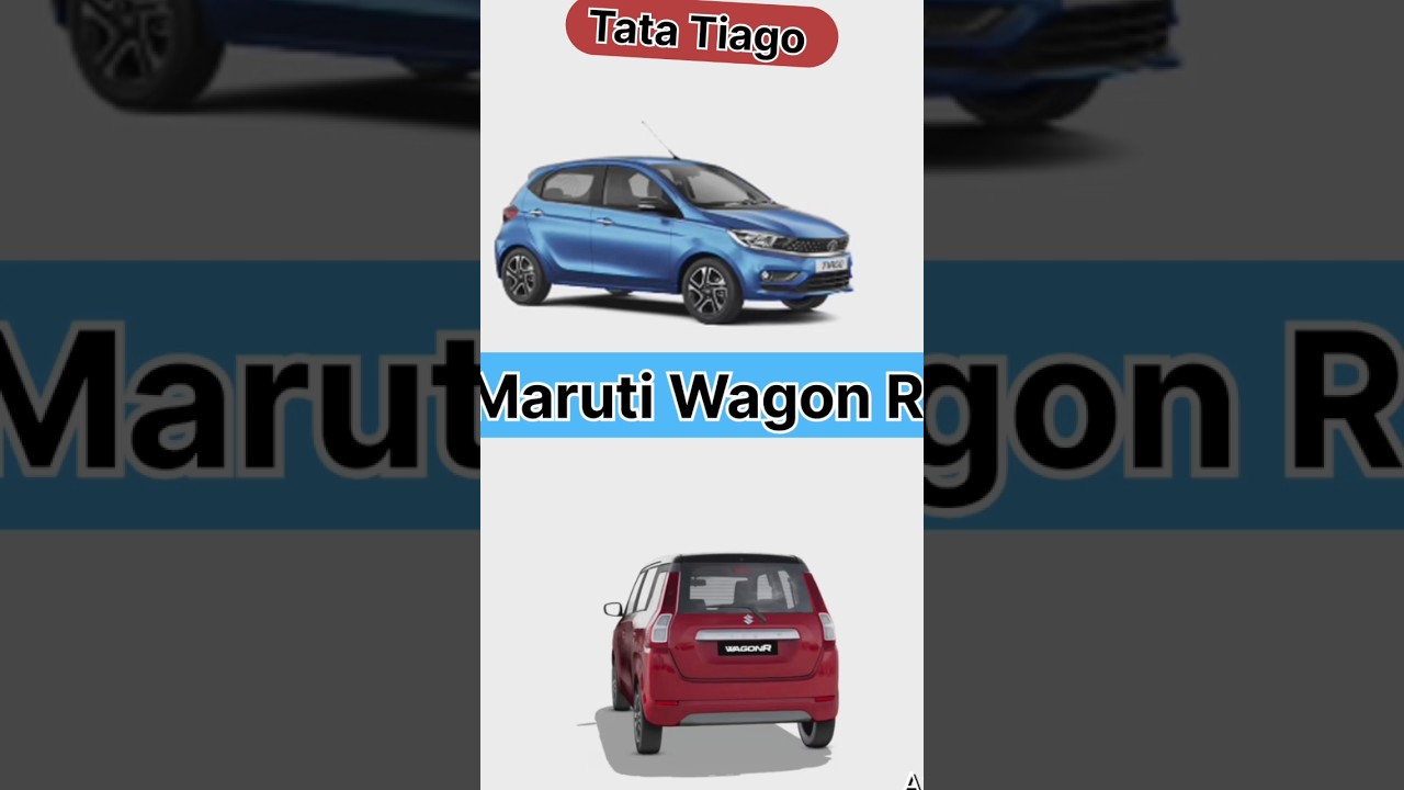 Tata Tiago vs Wagon R &ndash; Best Car Under ₹7Lakh#shortsfeed #automobile#viralvideo #trendingshort#viral