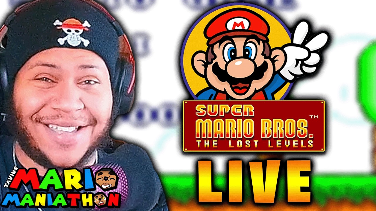 🔴This Game Was TOO HARD For The USA!? | Super Mario Bros: The Lost Levels - Mario Maniathon LIVE