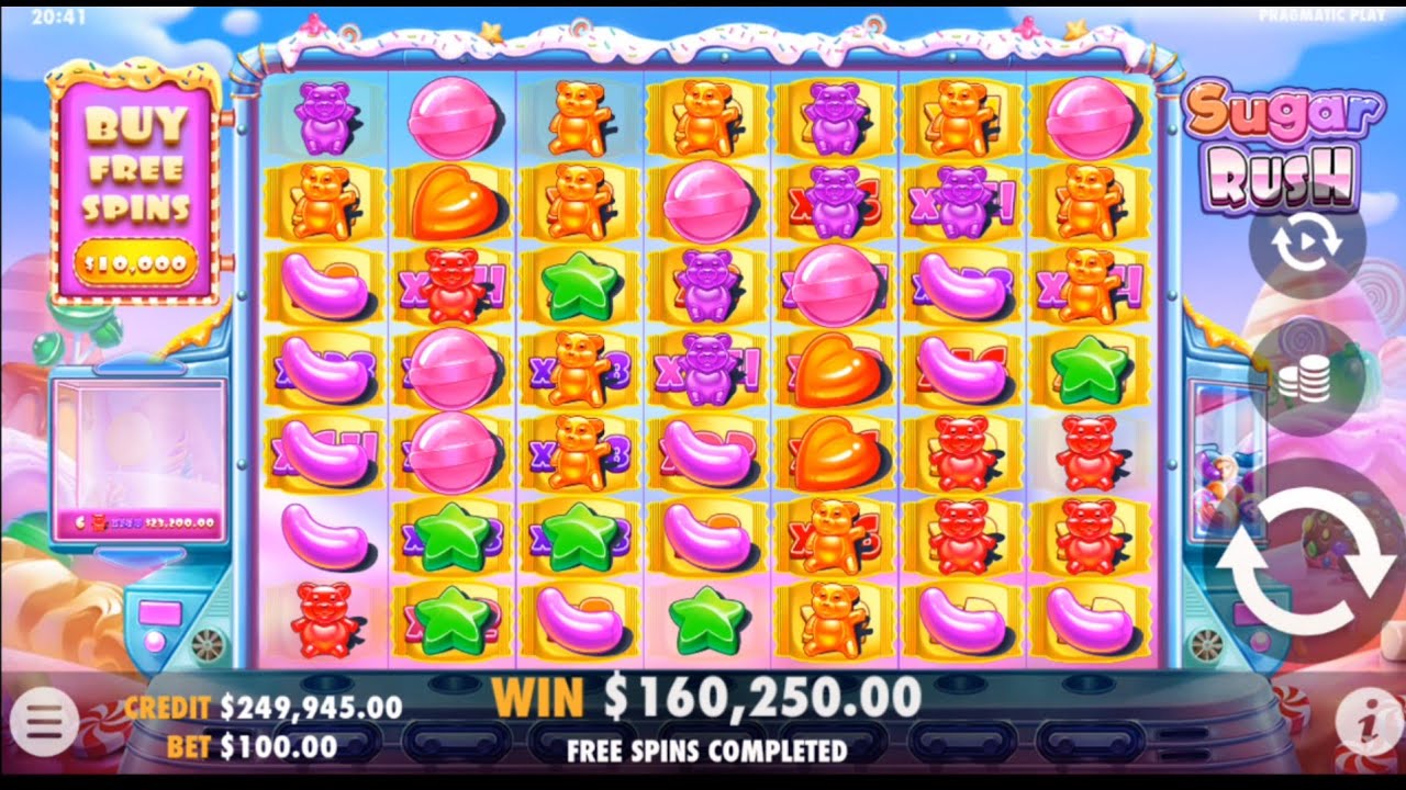 SUGAR RUSH 30 SPIN BONUS!! MEGA BIG WIN!! PRAGMATIC PLAY!! 👍👍@SLOTKINGDOM
