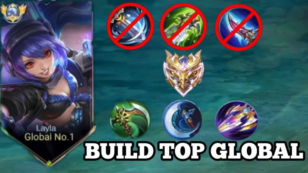 LAYLA BEST BUILD TO RANK UP FASTER IN 2024! TOP GLOBAL LAYLA BEST NEW BUILD & EMBLEM 2024 - MLBB