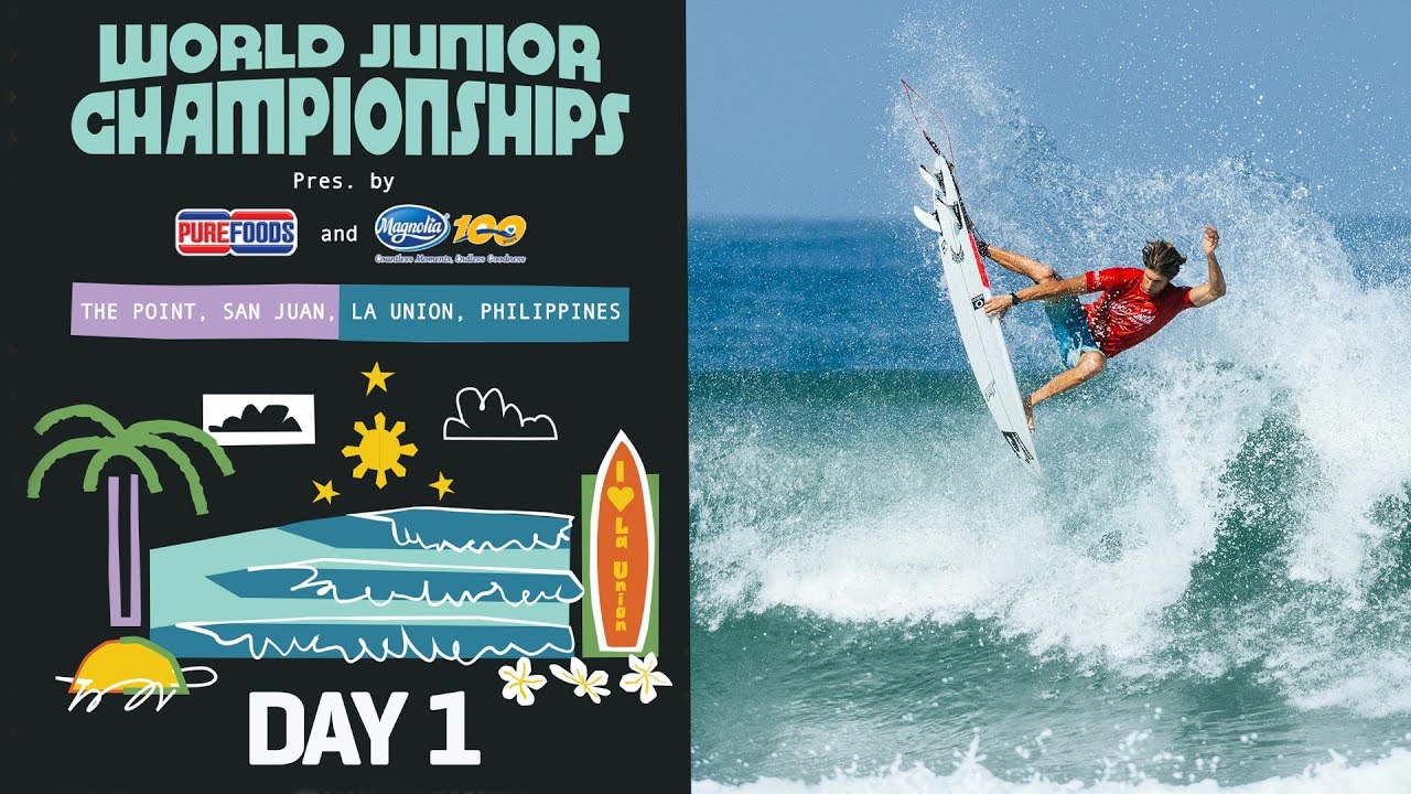 🔴 LIVE - WSL World Junior Championships Philippines presented by Purefoods and Magnolia - Day 1