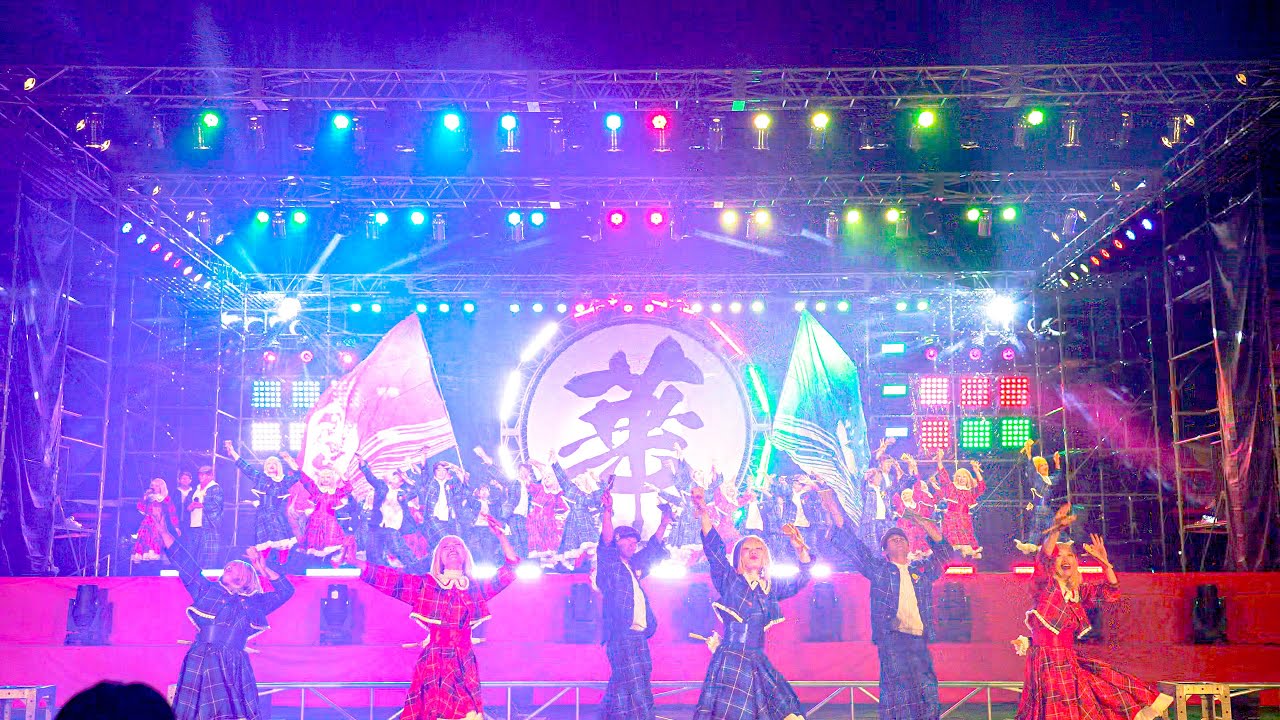 [4K] 湊や 夜の部　富山のよさこい祭り 2025 日曜日