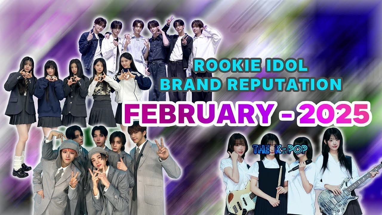 THE #TOP 30 #ROOKIE #IDOL #GROUP #BRAND #REPUTATION - FEBRUARY 2025