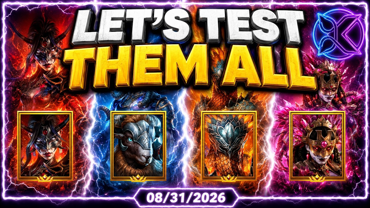 NEW CHAMPIONS - SEPTEMBER RELEASES  [TUR KruYseN] | Raid: Shadow Legends [TEST SERVER]
