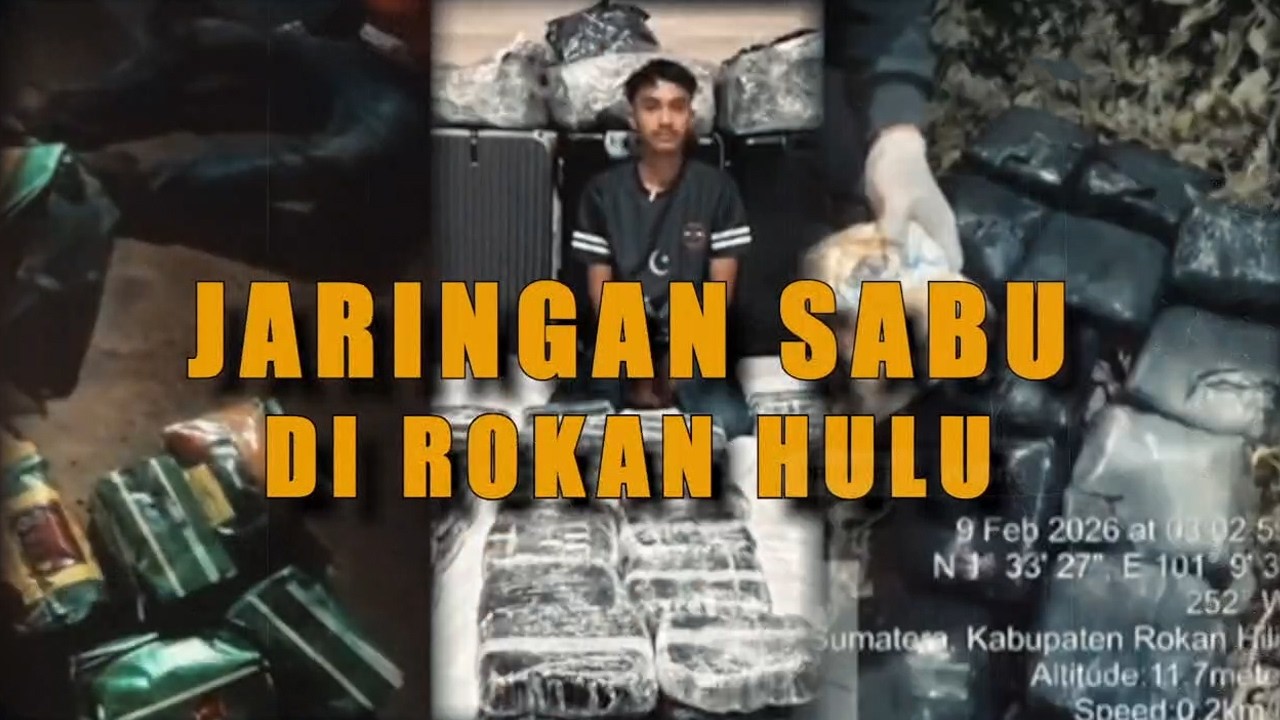 Jaringan Sabu di Rokan Hulu