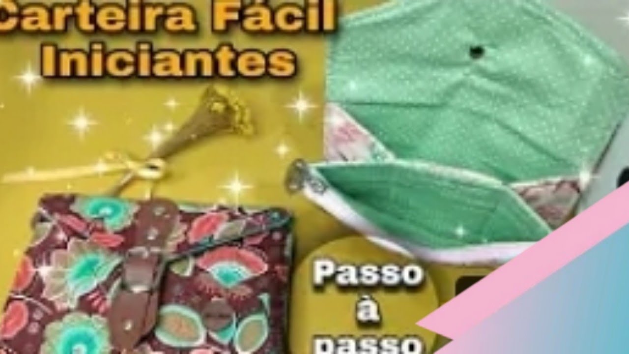 🌻Como fazer uma CARTEIRA SIMPLES E F&Aacute;CIL PARA INICIANTES 🌻