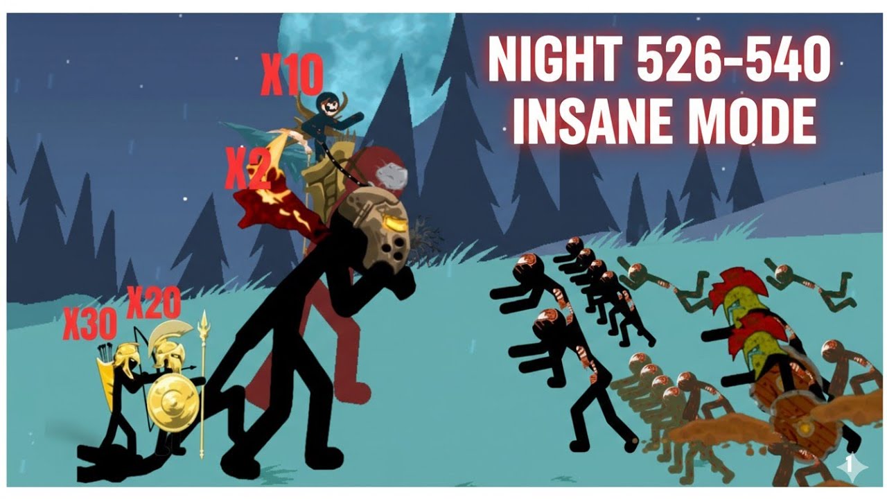 Stick War Legacy – Endless Deads Night 526-540 (Insane Mode)