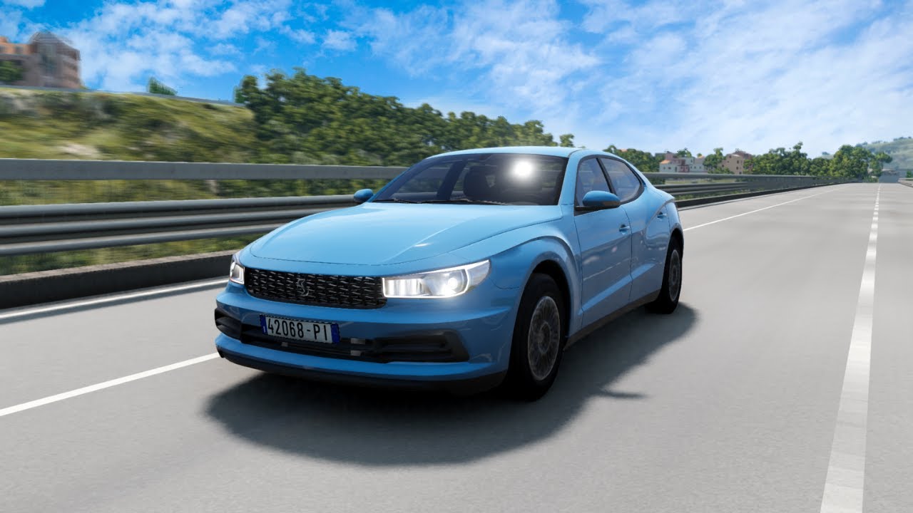 Realistic Drive With The Cherrier Rayonner In Italy - BeamNG.Drive