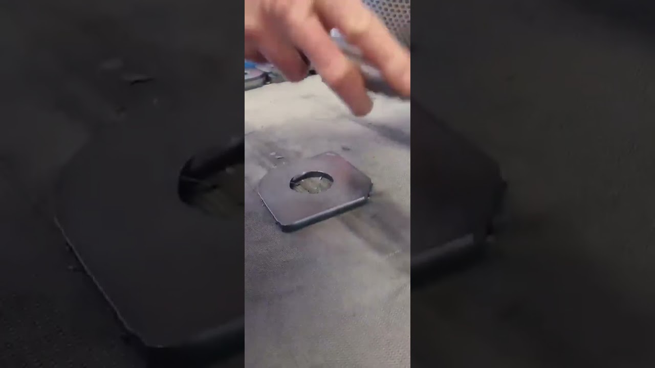Super easy deslagging/deburring with the Loewer SwingGrinder!