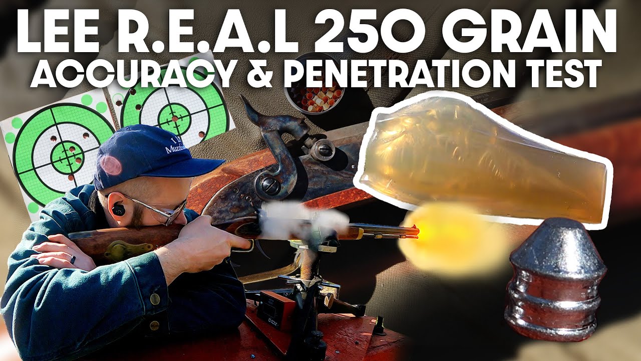 Насколько эффективны конические пули Lee REAL 250 Grain? | Точность дульнозарядных боеприпасов Ha...