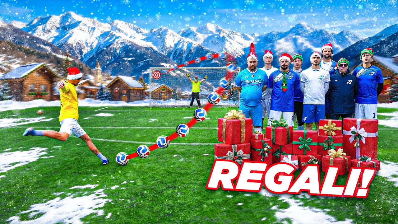 🎁 🎄CHRISTMAS FOOTBALL CHALLENGE con il NAPOLI CREATORS!!! ⚽