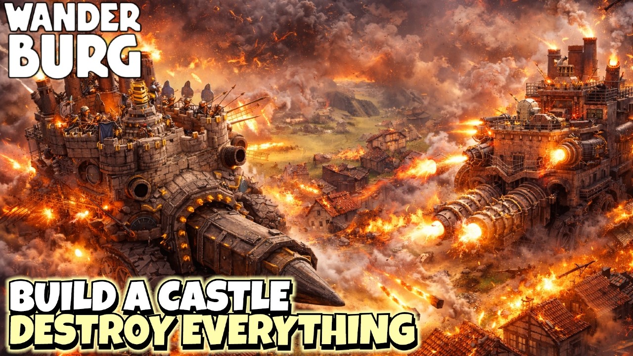 Build A Castle... Then Destroy Everything In This Minimalist Medievil Roguelike! | Wanderburg