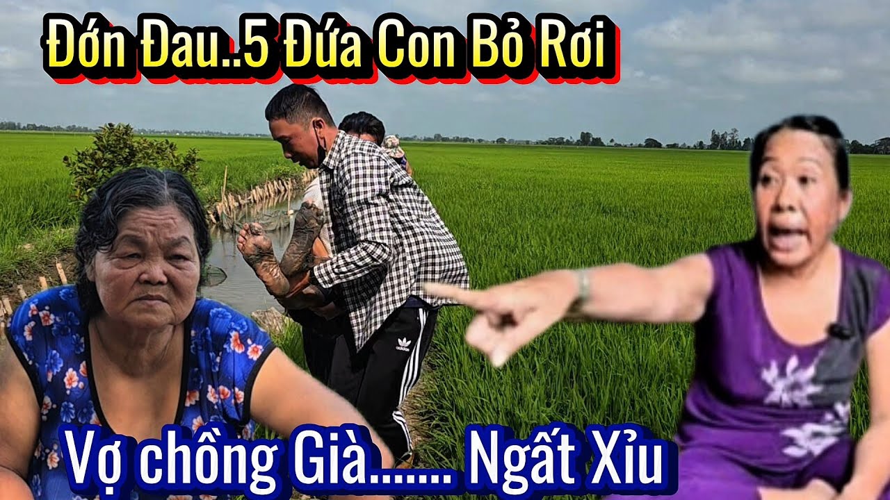 Đớn Đau. 5 Đứa Con bất hiếu bỏ Rơi Vợ Chồng Già Bữa Đói Bữa No 