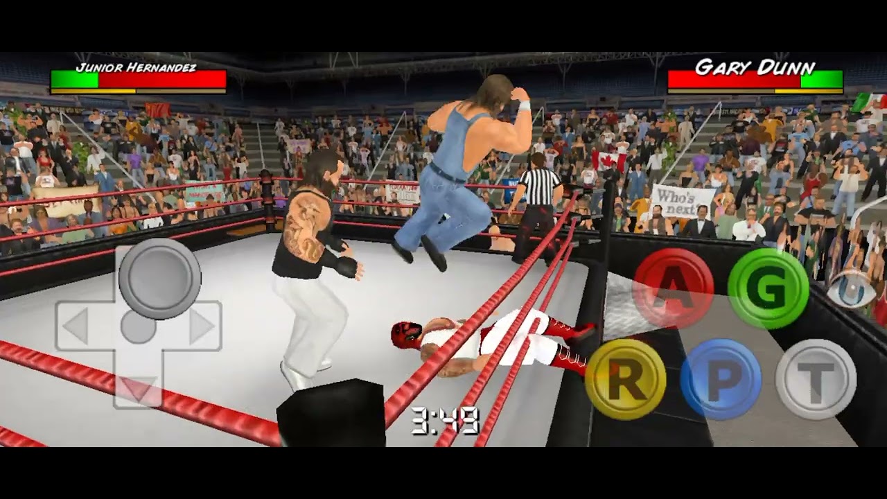 Unfair title defence in wrestling empire #wrestlingempire #gameplay #wrestling #fypage #fy 