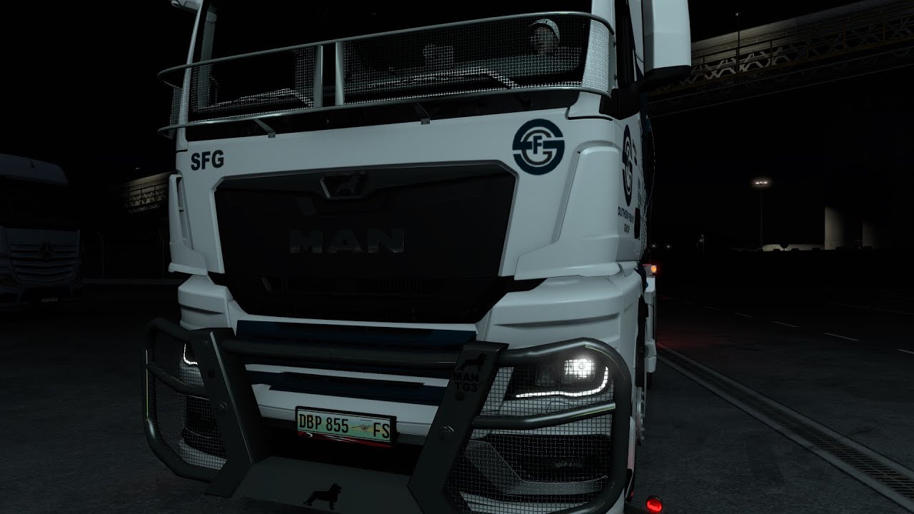 Euro Truck Simulator 2 MAN and Hazchem Trailer Pack African Style