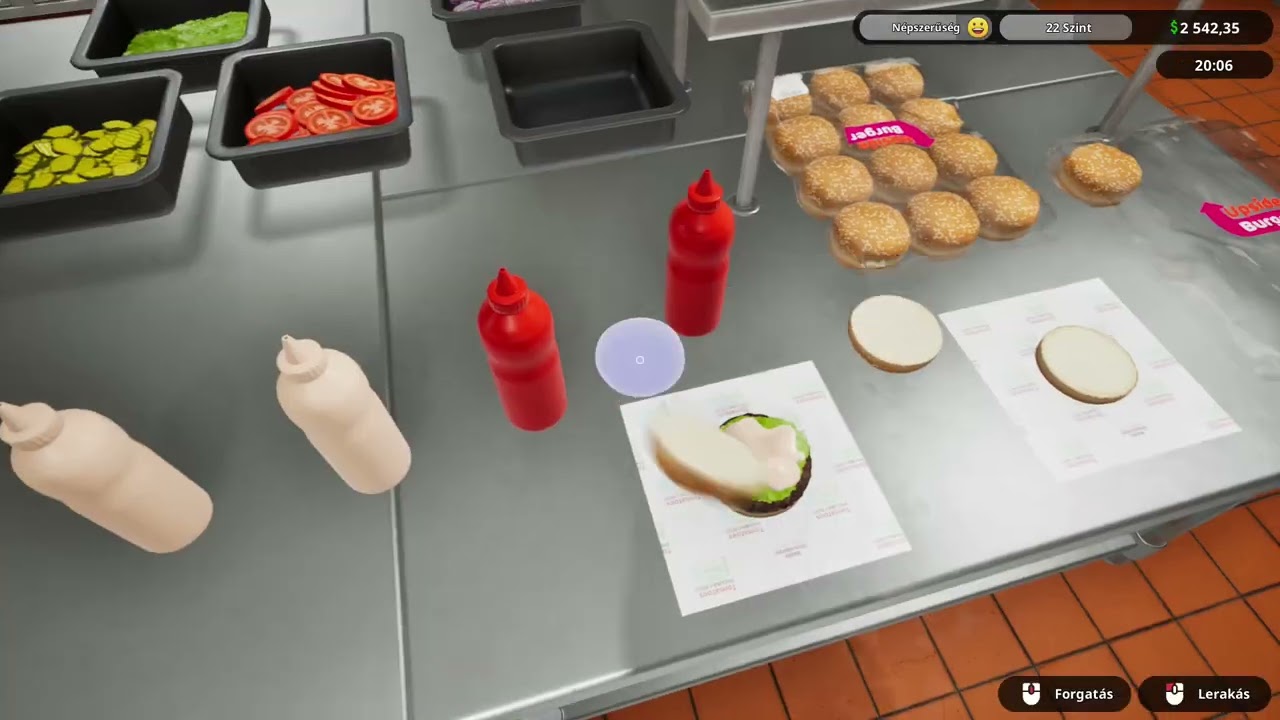 Azt hittem nem  lesz elég a krumpli............  Fast Food Simulator 16 rész