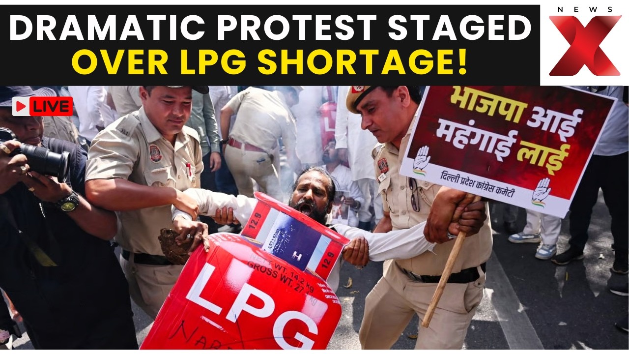 Parliament Protest LIVE | Opposition Stages Dramatic Protest Over India’s LPG Shortage