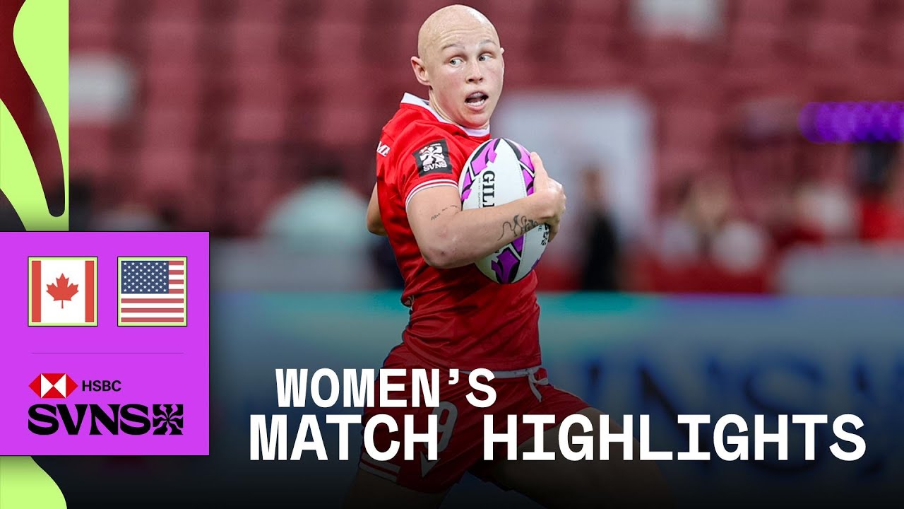 GOLDEN POINT delight for Canada ✨ | Canada v USA | HSBC SVNS Singapore 2026 | Women's Highlights