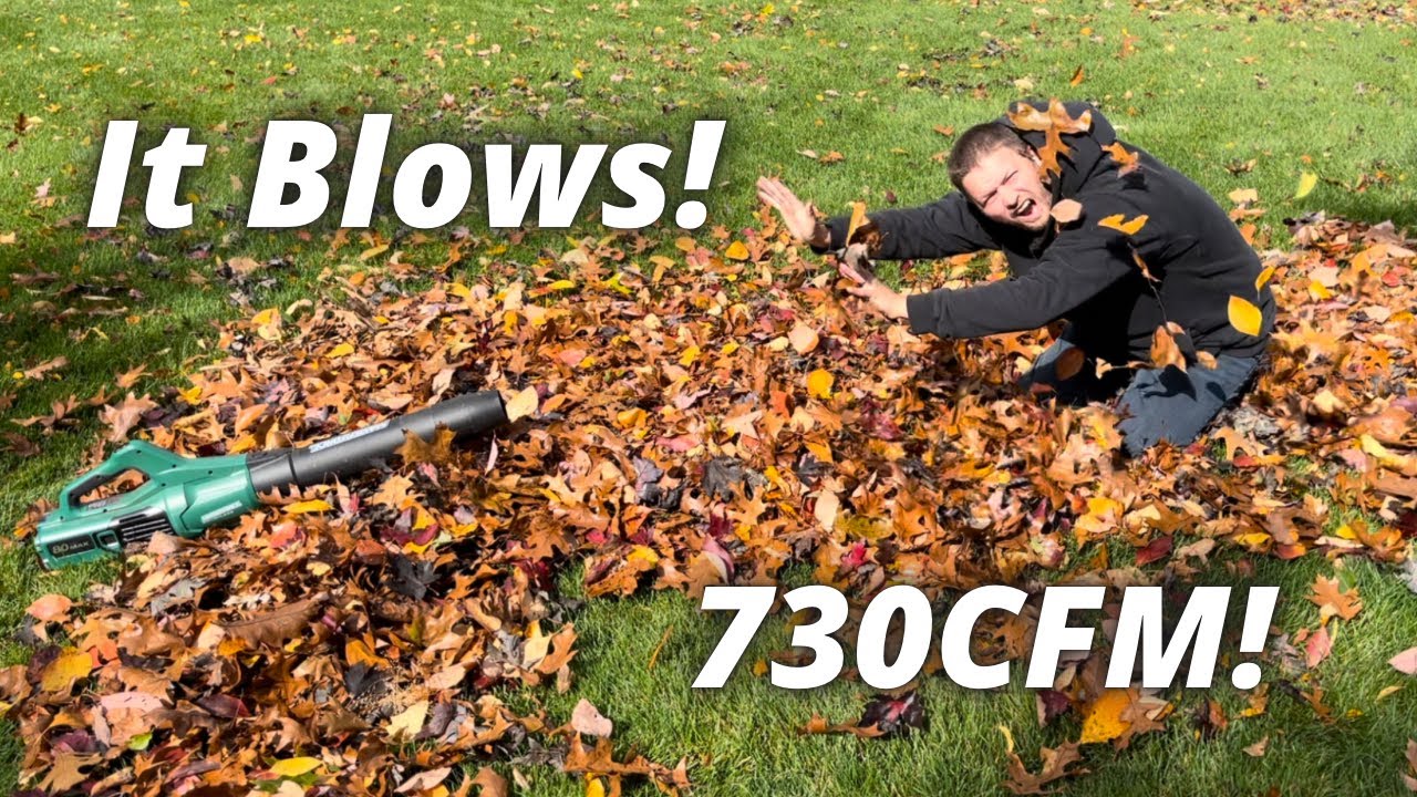 Greenworks Strongest Leaf Blower Review 80V 170 MPH 730 CFM Masterforce