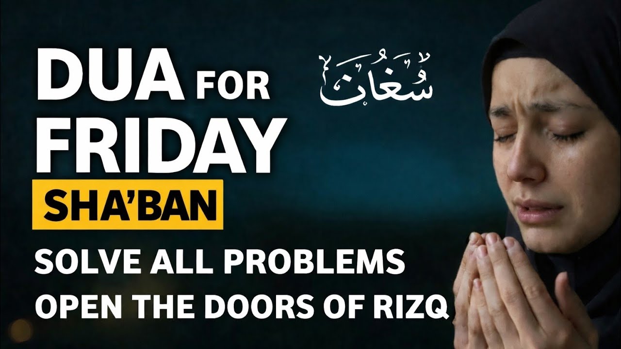 FRIDAY DUA | To Open: The Door of Rizq, Remove Hardships & Worries