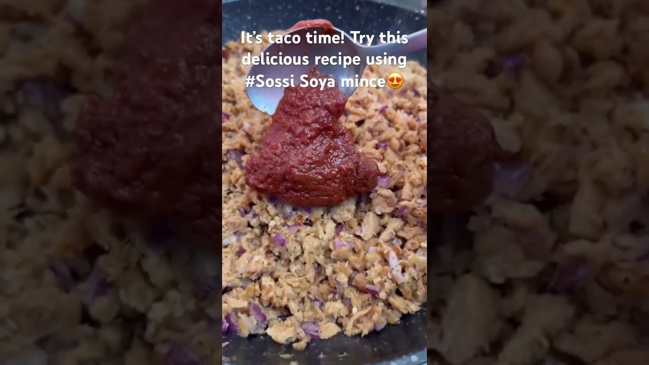 Taco time! 🌮Try this delicious recipe recipe using #Sossi Soya mince. #SossiMadeWithLove
