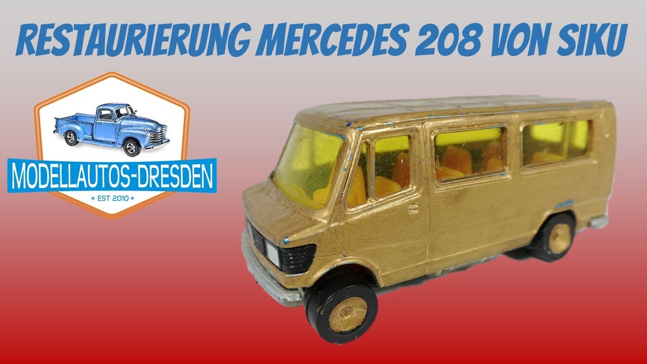 #64 Mercedes 208 Kleinbus von Siku [Custom restoration] restaurieren Kommentar auf deutsch