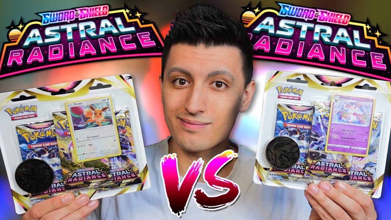 Astral Radiance 3-Pack Blister BATTLE! Eevee VS Sylveon! (Pokemon Card Opening)