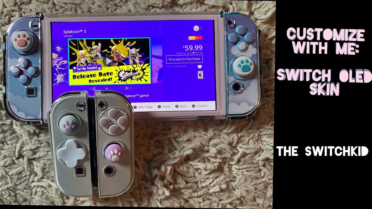 Customize with Me: Switch OLED Skin| The SwitchKid