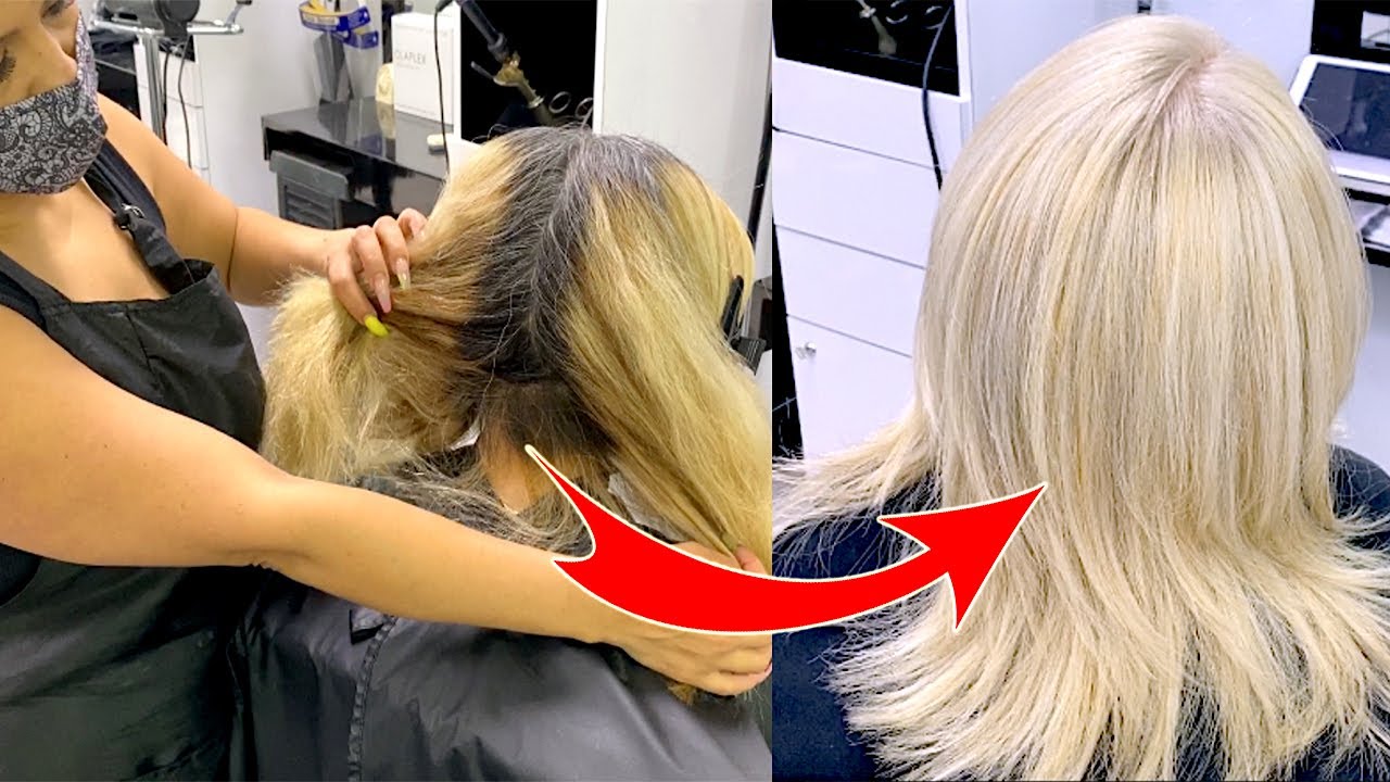 Como Retocar La Raiz En Color En Cabello Rubio Paso A Paso