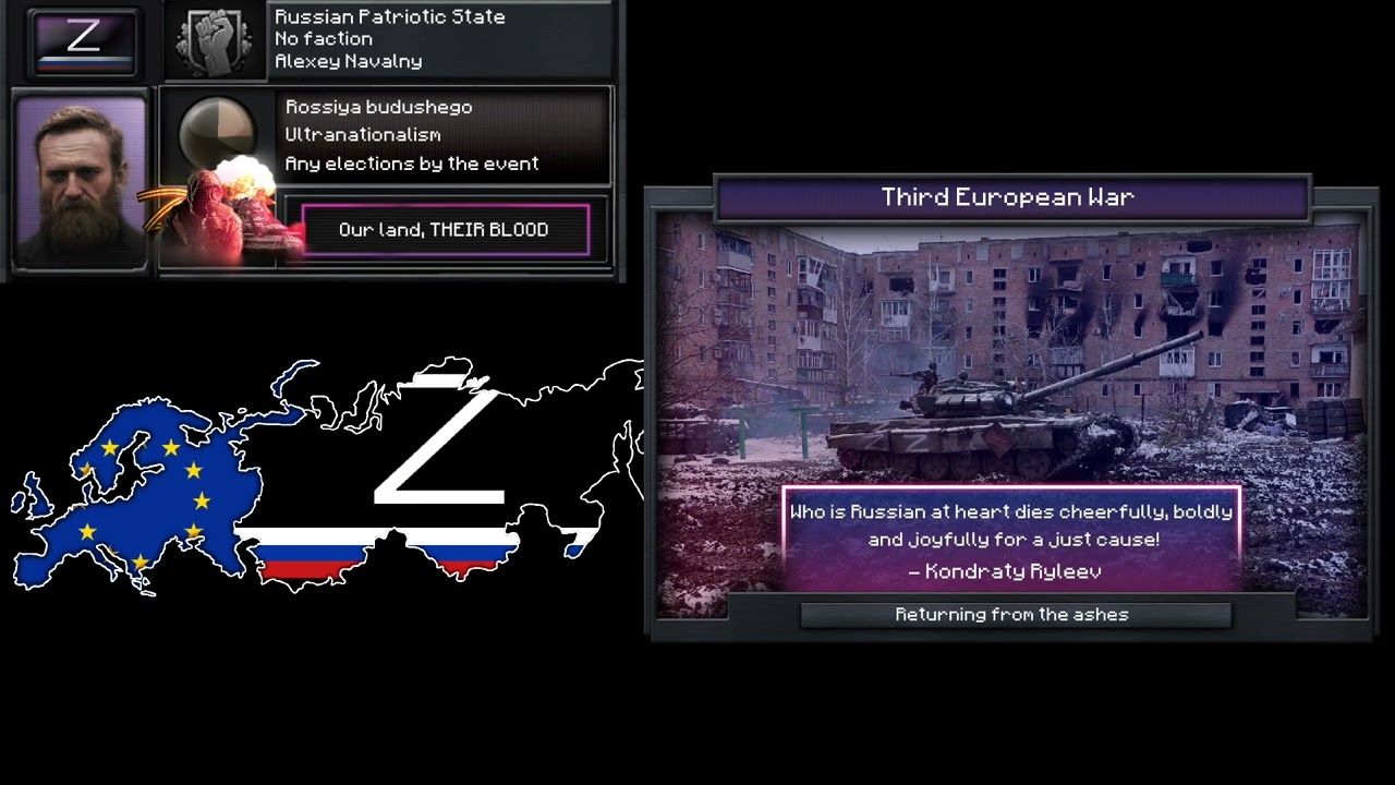 The Fire rises (TFR) - Custom super event Navalny against Europe at the third time(European war)