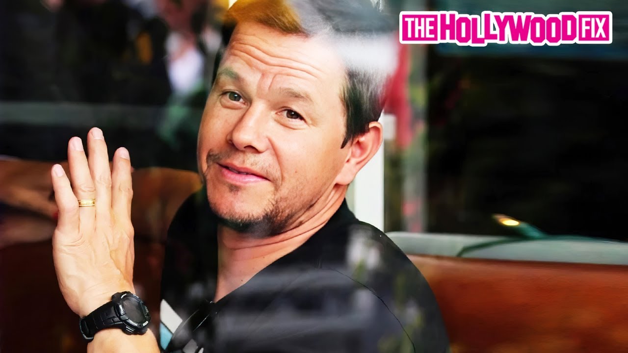 Mark Wahlberg Gets Surprised By His Wife Rhea When She Pops Up While Grabbing Lunch With Friends