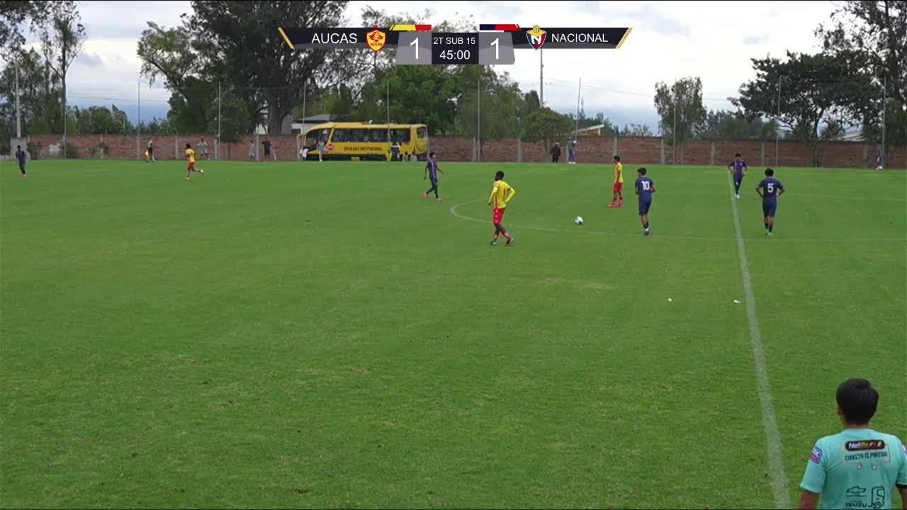 HOY SUB 15/ AUCAS VS NACIONAL 1
