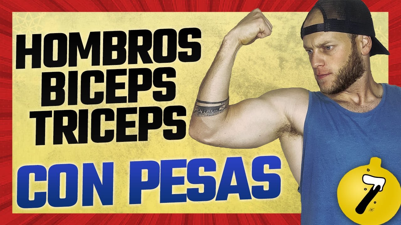¡Brazos y Hombros de Acero! Rutina con Mancuernas para Hipertrofia en Casa 💪