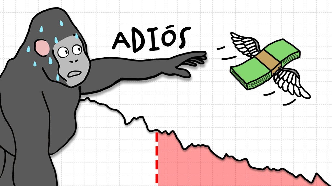 Donde va el dinero cuando la bolsa cae, explicado con pl&aacute;tanos