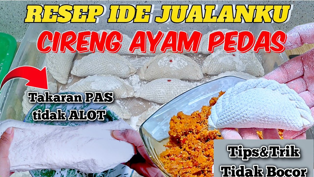 GAK ALOT KALO TAKARAN NYA PAS // RESEP CIRENG AYAM PEDAS JUAL MATANG&FROZEN #idejualan#cireng#irt