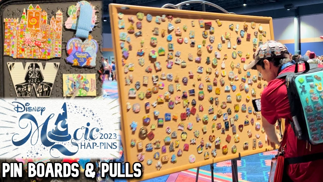 Magic Hap-Pins WDW Official Trading Event Day 2 | Pin Boards + Rare Finds!
