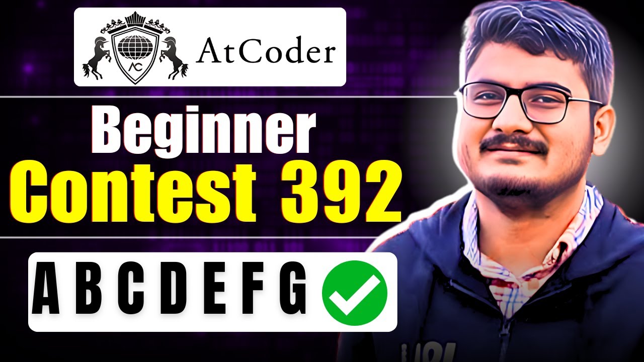 ABCDEFG | Atcoder Beginner Contest 392 Solution Discussion